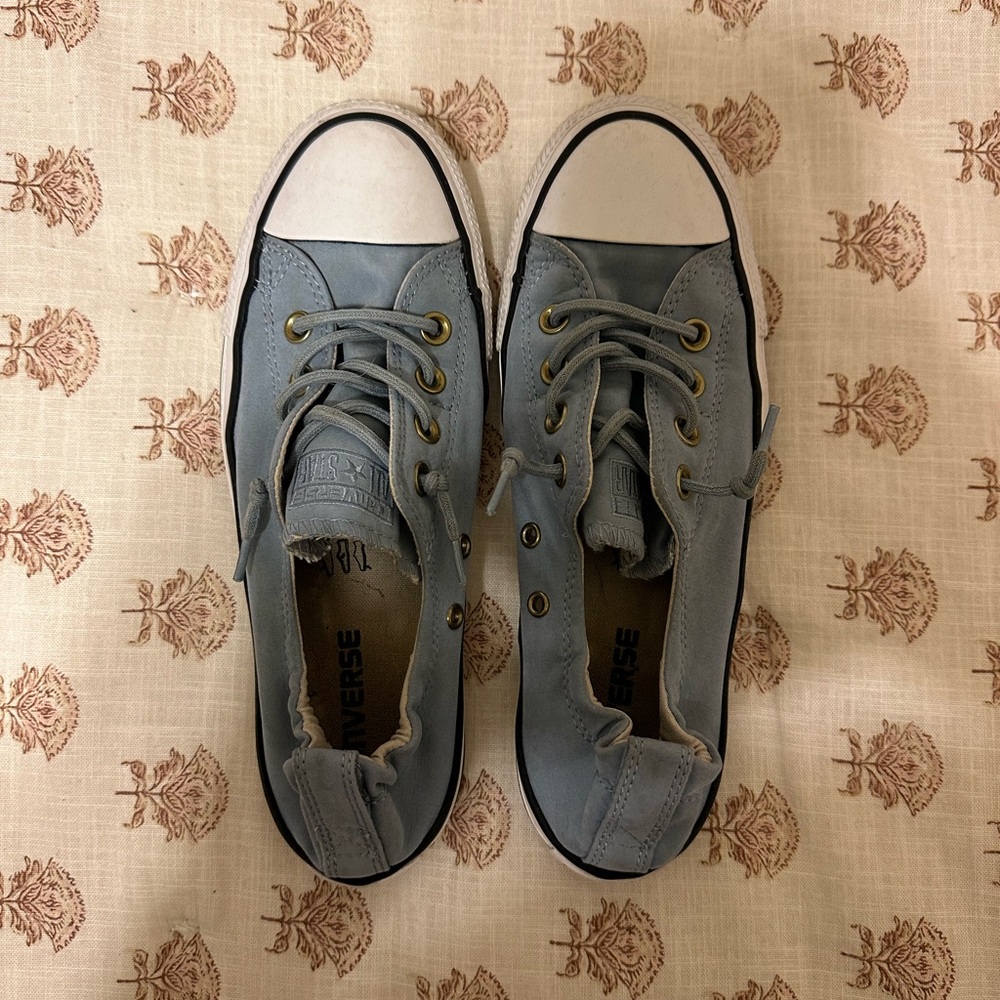 Converse Blue Suede Shoreline Sneakers